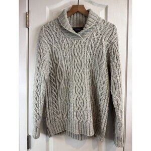 Lauren Ralph Lauren Heavy Hand Knit Wool Alpaca Blend Sweater Women's M Medium